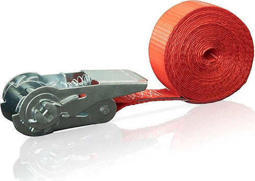 Cinghia A Cricchetto Monoblocco 500 Dan Lunghezza 4metri Rosso X 25mm Max 500kg Fai da te/Ferramenta/Teloni e imbracature/Cricchetto Trade Shop italia - Napoli, Commerciovirtuoso.it