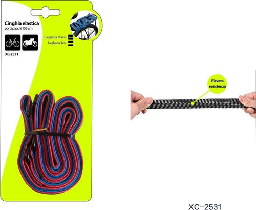 Cinghia Elastica Portapacchi Cavo 155 Cm Per Bicicletta Moto Resistente Xc-2531 Sport e Tempo Libero > Ciclismo > Sport Trade Shop italia - Napoli, Commerciovirtuoso.it