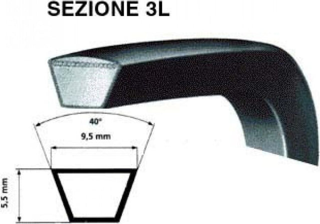 Cinghia-lavatrice-3L512-Electrolux-Castor-Zoppas-Zanussi-Rex-universale