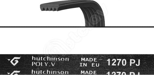 CINGHIA-TRAINO-1270-J4-LAVATRICE-HOTPOINT-ARISTON-INDESIT-SAMSUNG-PHILCO-SMEG