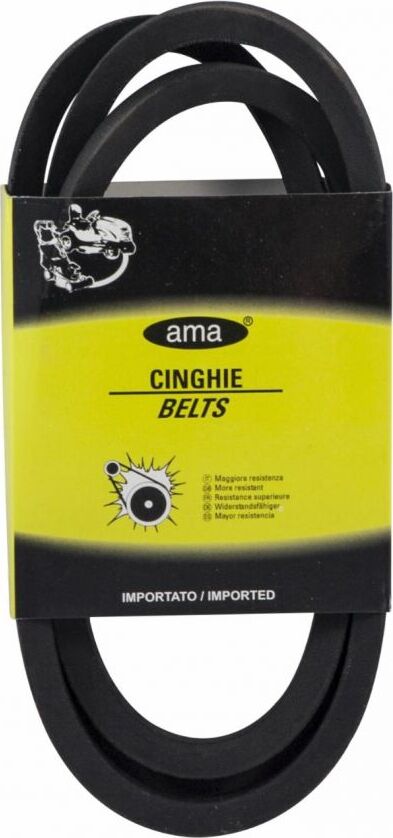Cinghia trapezoidale in gomma telata tipo B100mm 2540