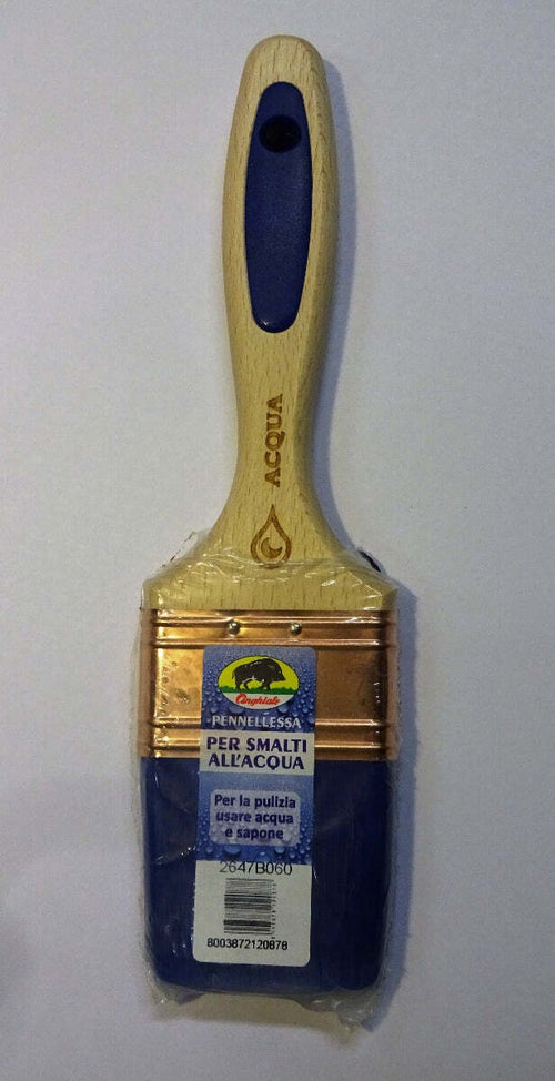 CINGHIALE---PENNELLO-PER-SMALTI-ALL'ACQUA-MANICO-IN-LEGNO-E-GOMMA-MIS.-60