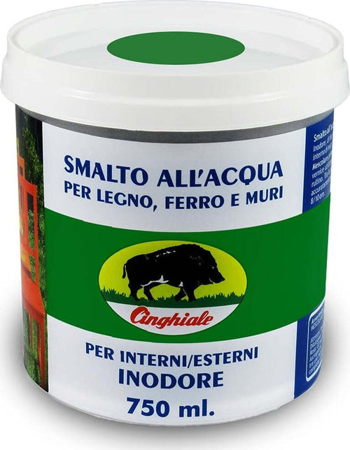 CINGHIALE---SMALTO-ALL'ACQUA-VERDE-0,75-LT