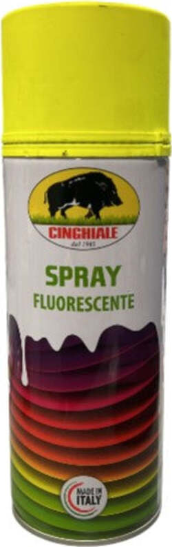 CINGHIALE---SMALTO-SPRAY-SPECIALE-GIALLO-FLUORESCENTE-400ML