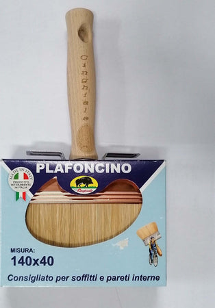 CINGHIALE--PLAFONCINO-PER-SOFFITTI-E-PARETI-INTERNE-CM-140x40-MANICO-LEGNO