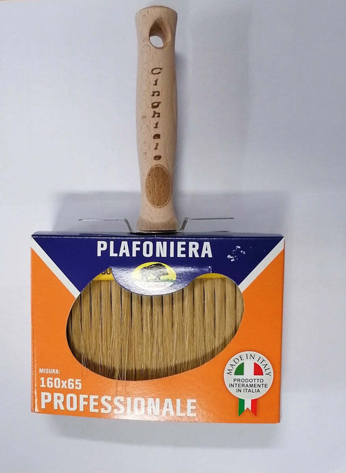 CINGHIALE--PLAFONIERA-PROFESSINALE-CM-160x65-MANICO-LEGNO
