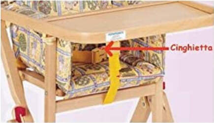 Cinghietta ricambio Sediolone Seggiolone Foppapedretti Prima infanzia/Allattamento e pappa/Seggioloni sedili e accessori/Seggioloni Scontolo.net - Potenza, Commerciovirtuoso.it