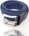 Cinta Cintura Donna Uomo Intrecciata Blu Bianca Glamour Fashion Alla Moda Moda/Donna/Accessori/Cinture Trade Shop italia - Napoli, Commerciovirtuoso.it