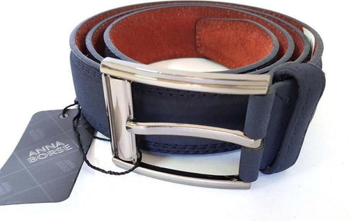 Cinta Cintura Uomo Pelle Blu M1291 Elegante Glamour Fashion Alla Moda Moda/Uomo/Accessori/Cinture Trade Shop italia - Napoli, Commerciovirtuoso.it
