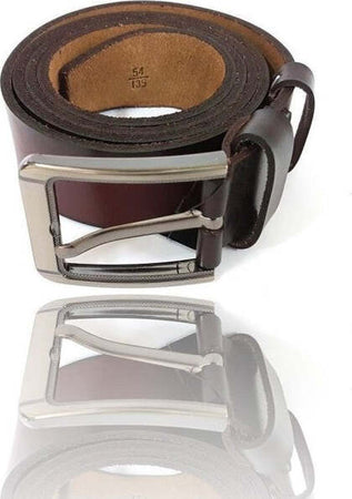 Cinta-Cintura-Uomo-Pelle-Marrone-Unounouno-Glamour-Fashion-Alla-Moda