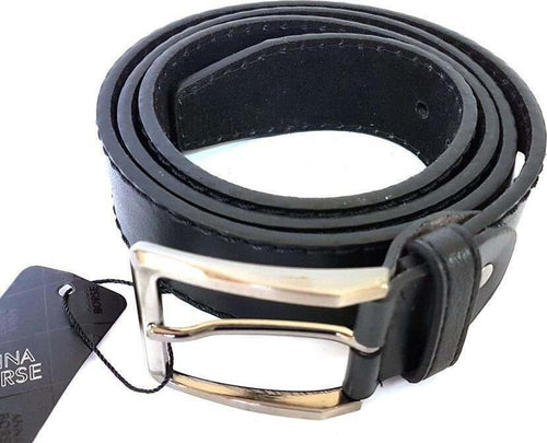 Cinta Cintura Uomo Pelle Nera Ctv80028 Elegante Glamour Fashion Alla Moda Moda/Uomo/Accessori/Cinture Trade Shop italia - Napoli, Commerciovirtuoso.it
