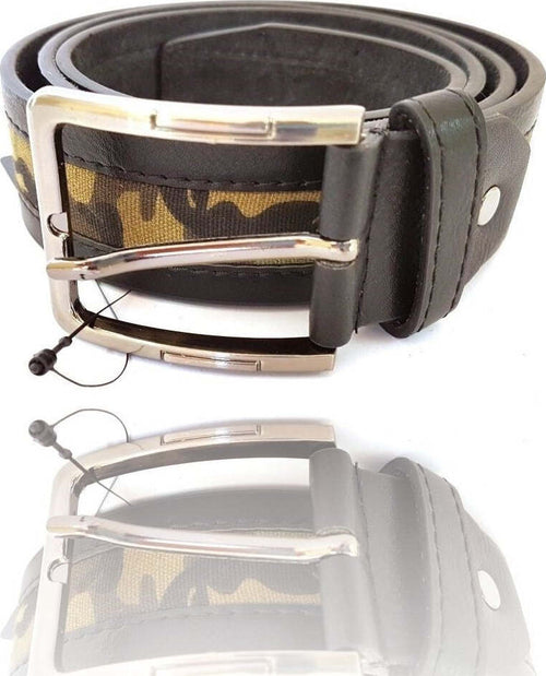 Cinta Cintura Uomo Pelle Nero Militare A-777 Elegante Glamour Fashion Moda/Uomo/Accessori/Cinture Trade Shop italia - Napoli, Commerciovirtuoso.it