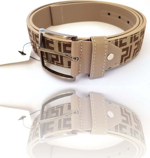 Cinta Cintura Uomo Pelle Tessuto Beige Nd-865 Elegante Glamour Fashion Moda/Uomo/Accessori/Cinture Trade Shop italia - Napoli, Commerciovirtuoso.it