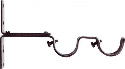 CINTACOR---1-SUPPORTO-A-PARETE-DOPPIO-28/28mm-ANTRACITE