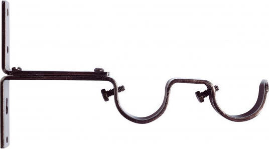 CINTACOR---1-SUPPORTO-A-PARETE-DOPPIO-28/28mm-ANTRACITE