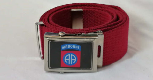 Cintura Airborne Vari Colori Cinta in Canapa Con Fibbia Metallica Completa Di Stemma Moda/Uomo/Abbigliamento/Abbigliamento sportivo/Cinture Il Distintivo - Pesaro, Commerciovirtuoso.it