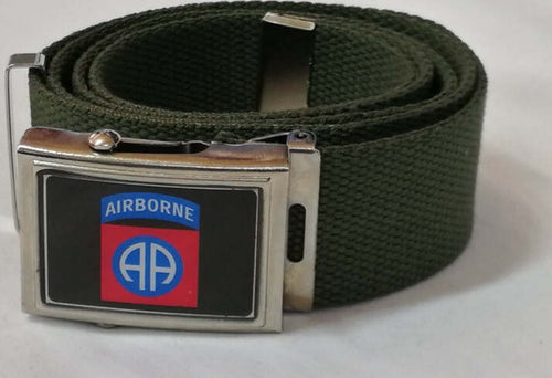 Cintura Airborne Vari Colori Cinta in Canapa Con Fibbia Metallica Completa Di Stemma Moda/Uomo/Abbigliamento/Abbigliamento sportivo/Cinture Il Distintivo - Pesaro, Commerciovirtuoso.it