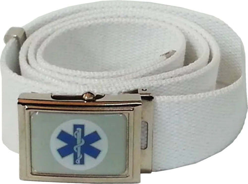Cintura Canapa Soccorso Sanitario Croce Esculapio Asclepio Cintura Simbolo Internazionale Del Soccorso Moda/Abbigliamento specifico/Abbigliamento da lavoro e divise/Uniformi e camici sanitari/Accessori Il Distintivo - Pesaro, Commerciovirtuoso.it