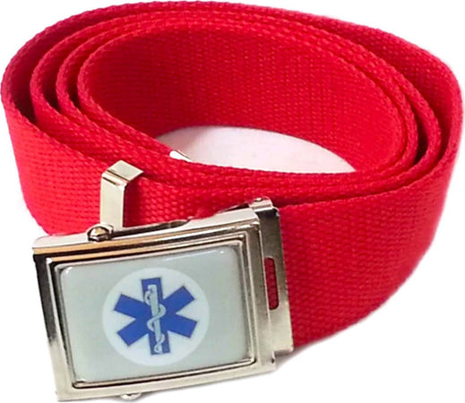 Cintura Canapa Soccorso Sanitario Croce Esculapio Asclepio Cintura Simbolo Internazionale Del Soccorso Moda/Abbigliamento specifico/Abbigliamento da lavoro e divise/Uniformi e camici sanitari/Accessori Il Distintivo - Pesaro, Commerciovirtuoso.it