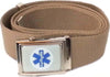 Cintura Canapa Soccorso Sanitario Croce Esculapio Asclepio Cintura Simbolo Internazionale Del Soccorso Moda/Abbigliamento specifico/Abbigliamento da lavoro e divise/Uniformi e camici sanitari/Accessori Il Distintivo - Pesaro, Commerciovirtuoso.it
