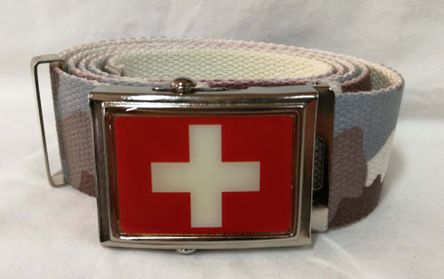 Cintura Croce Bianca Bandiera Svizzera Vari Colori Cinta In Canapa Con Fibbia Metallica Moda/Uomo/Abbigliamento/Abbigliamento sportivo/Cinture Il Distintivo - Pesaro, Commerciovirtuoso.it