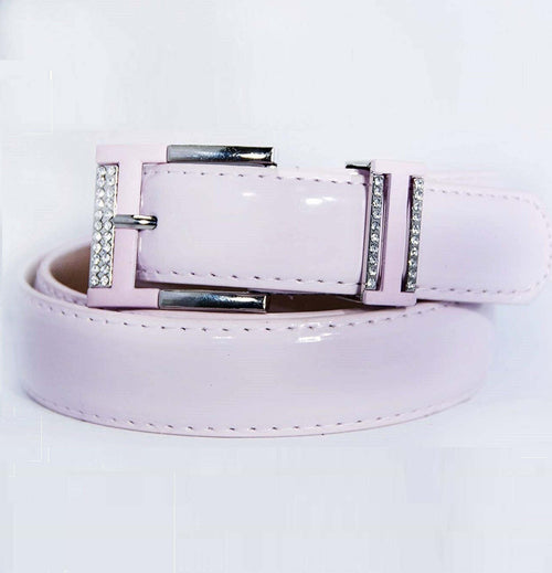 Cintura Donna Rosa Ecopelle Pelle Cinta Tessuto Fibbia In Metallo Brillantini Moda/Donna/Accessori/Cinture Trade Shop italia - Napoli, Commerciovirtuoso.it