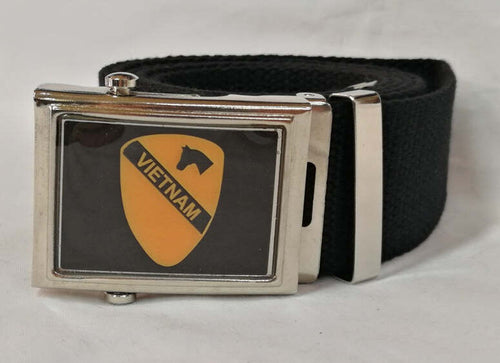 Cintura First 1st Cavalry Division Vietnam Vari Colori Cinta in Canapa Con Fibbia Metallica Completa Di Stemma Moda/Uomo/Abbigliamento/Abbigliamento sportivo/Cinture Il Distintivo - Pesaro, Commerciovirtuoso.it