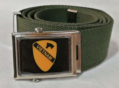 Cintura First 1st Cavalry Division Vietnam Vari Colori Cinta in Canapa Con Fibbia Metallica Completa Di Stemma Moda/Uomo/Abbigliamento/Abbigliamento sportivo/Cinture Il Distintivo - Pesaro, Commerciovirtuoso.it