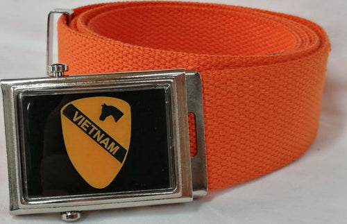 Cintura First 1st Cavalry Division Vietnam Vari Colori Cinta in Canapa Con Fibbia Metallica Completa Di Stemma Moda/Uomo/Abbigliamento/Abbigliamento sportivo/Cinture Il Distintivo - Pesaro, Commerciovirtuoso.it