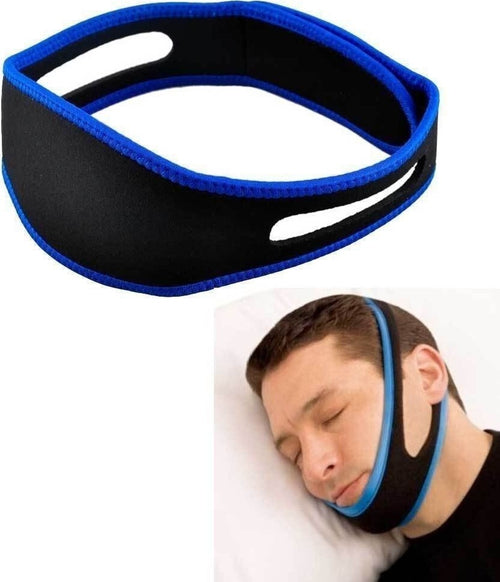 CINTURA MANDIBOLARE FASCIA ELASTICA NOTTURNA PER SMETTERE DI RUSSARE SNORE LESS Salute e cura della persona/Prodotti per la medicazione/Sonno e russamento/Mascherine per dormire Trade Shop italia - Napoli, Commerciovirtuoso.it