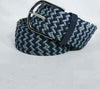 Cintura Uomo Donna Intrecciata Blu Grigio Corda Cinta Tessuto Fibbia In Metallo Moda/Uomo/Accessori/Cinture Trade Shop italia - Napoli, Commerciovirtuoso.it