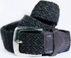 Cintura Uomo Donna Intrecciata Marrone Scuro Nero Corda Cinta Tessuto Moda/Uomo/Accessori/Cinture Trade Shop italia - Napoli, Commerciovirtuoso.it