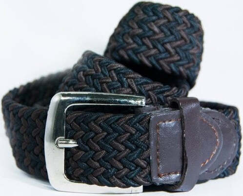 Cintura Uomo Donna Intrecciata Marrone Scuro Nero Corda Cinta Tessuto Moda/Uomo/Accessori/Cinture Trade Shop italia - Napoli, Commerciovirtuoso.it