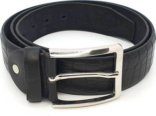 Cintura Uomo Effetto Martellato Foderata Nera in Pelle per Uomo Con Fibbia in Metallo Chiaro E Circonferenza Regolabile CLFC1800661 Moda/Uomo/Accessori/Cinture You Store - Messina, Commerciovirtuoso.it