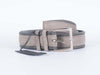 Cintura uomo Orciani - Amalfi  in suede e tessuto - Tortora/antracite