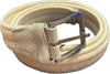 Cintura uomo - Orciani - Elast e suede - Avorio