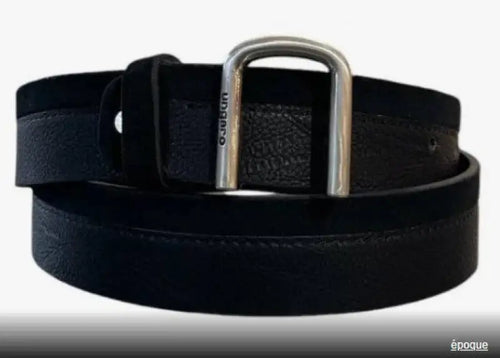 Cintura Uomo Ungaro ublt000035-01 Nero Cinture - Nero / 100 - cinture in pelle