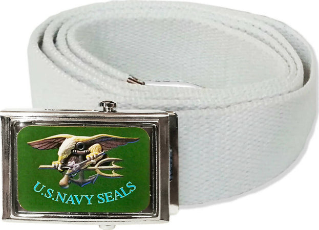 Cintura US. Navy Seals Cinta in Canapa Con Fibbia Metallica Completa Di Stemma Sport e tempo libero/Fan Shop/Abbigliamento/Accessori/Cinture Il Distintivo - Pesaro, Commerciovirtuoso.it