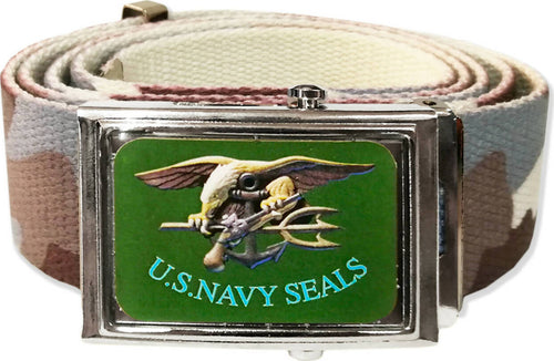 Cintura US. Navy Seals Cinta in Canapa Con Fibbia Metallica Completa Di Stemma Sport e tempo libero/Fan Shop/Abbigliamento/Accessori/Cinture Il Distintivo - Pesaro, Commerciovirtuoso.it