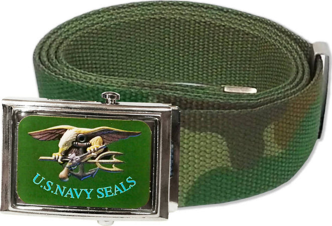 Cintura US. Navy Seals Cinta in Canapa Con Fibbia Metallica Completa Di Stemma Sport e tempo libero/Fan Shop/Abbigliamento/Accessori/Cinture Il Distintivo - Pesaro, Commerciovirtuoso.it
