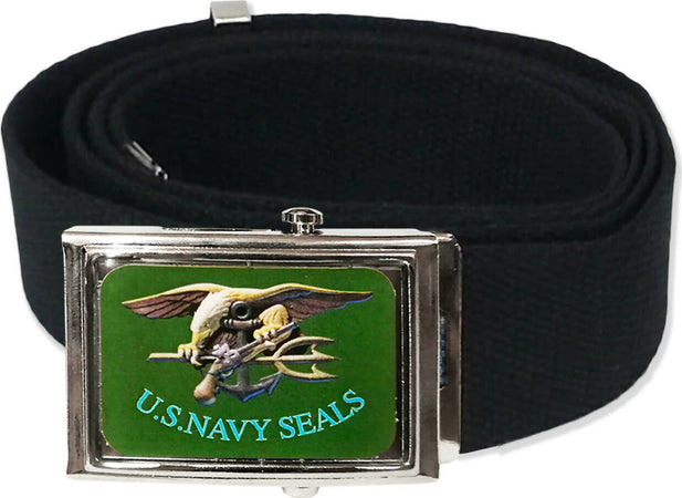 Cintura US. Navy Seals Cinta in Canapa Con Fibbia Metallica Completa Di Stemma Sport e tempo libero/Fan Shop/Abbigliamento/Accessori/Cinture Il Distintivo - Pesaro, Commerciovirtuoso.it