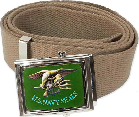 Cintura US. Navy Seals Cinta in Canapa Con Fibbia Metallica Completa Di Stemma Sport e tempo libero/Fan Shop/Abbigliamento/Accessori/Cinture Il Distintivo - Pesaro, Commerciovirtuoso.it