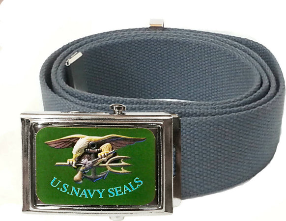 Cintura US. Navy Seals Cinta in Canapa Con Fibbia Metallica Completa Di Stemma Sport e tempo libero/Fan Shop/Abbigliamento/Accessori/Cinture Il Distintivo - Pesaro, Commerciovirtuoso.it