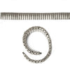 Cinturino-Elastico-Metallo-Universale-Ricambio-Orologio-Largo-18mm-Silver