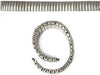 Cinturino-Elastico-Metallo-Universale-Ricambio-Orologio-Largo-18mm-Silver