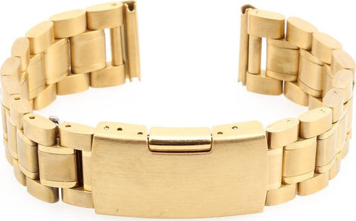 Cinturino In Acciaio Universale Ricambio Per Orologio Larghezza 22mm Oro Moda/Uomo/Orologi/Cinturini Trade Shop italia - Napoli, Commerciovirtuoso.it