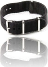 Cinturino In Nylon Universale Ricambio Orologio Larghezza 18mm Nero Moda/Uomo/Orologi/Cinturini Trade Shop italia - Napoli, Commerciovirtuoso.it