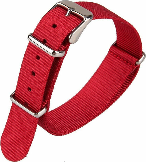 Cinturino In Nylon Universale Ricambio Orologio Larghezza 18mm Rosso Orologi e gioielli > Cinturini per orologi Trade Shop italia - Napoli, Commerciovirtuoso.it
