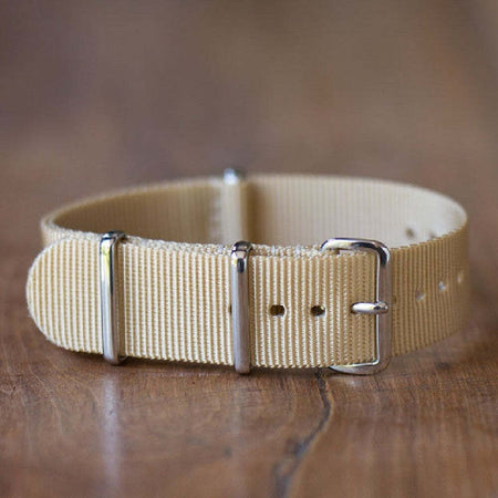 Cinturino In Nylon Universale Ricambio Orologio Larghezza 20mm Beige Moda/Uomo/Orologi/Cinturini Trade Shop italia - Napoli, Commerciovirtuoso.it