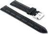 Cinturino-In-Pelle-Universale-Ricambio-Per-Orologio-Larghezza-16mm-Nero